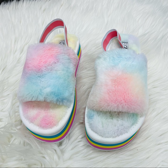 Multi striped platform sandal - Picture 9 of 9